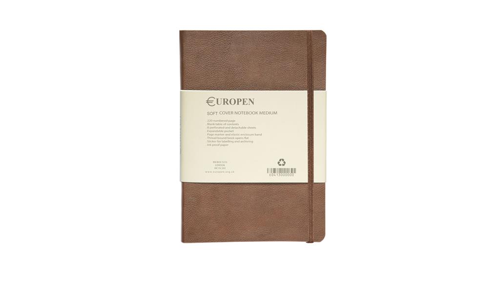 دفتر یوروپن مدل NOTEBOOK SOFTCOVER MEDIUM نسکافه ای